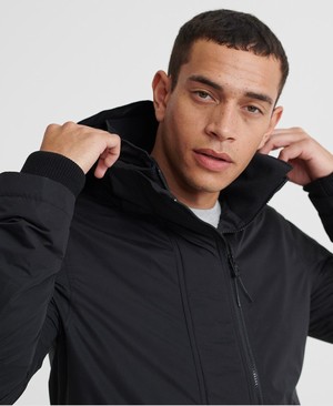 Superdry Microfibre SD-Windcheater Férfi Kabát Fekete | OAFET0243